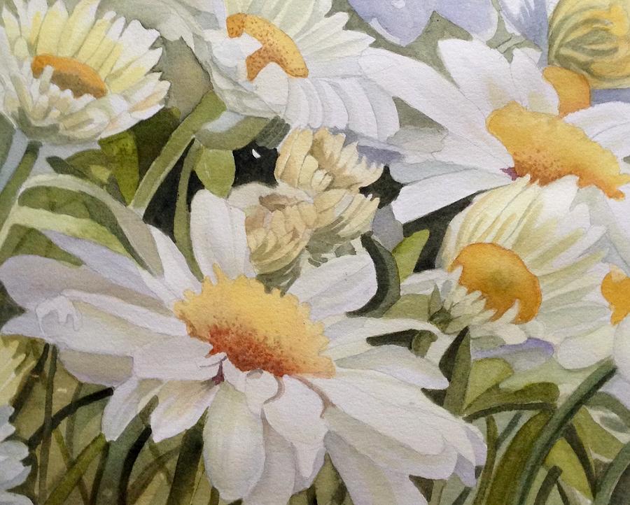 Daisy Painting - Bayhead Daisies by Nicole Curreri