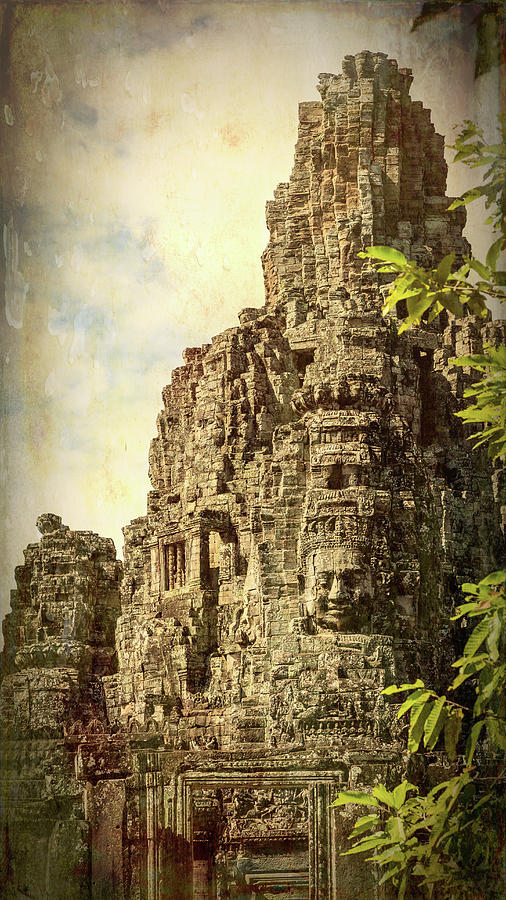 Bayon Tower #1 Photograph by Stephen Stookey