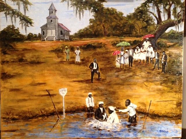 Bayou Baptism Painting by Steve Seneca - Fine Art America