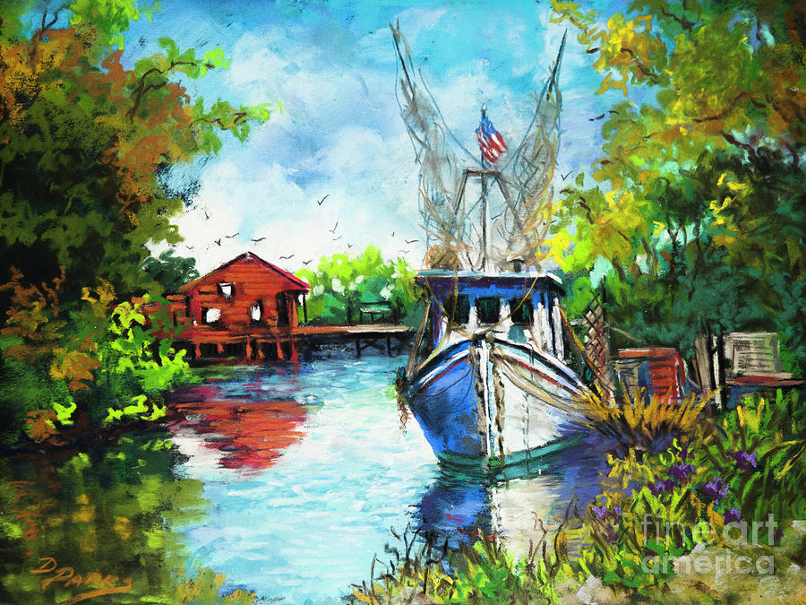 Bayou Lafourche Painting by Dianne Parks
