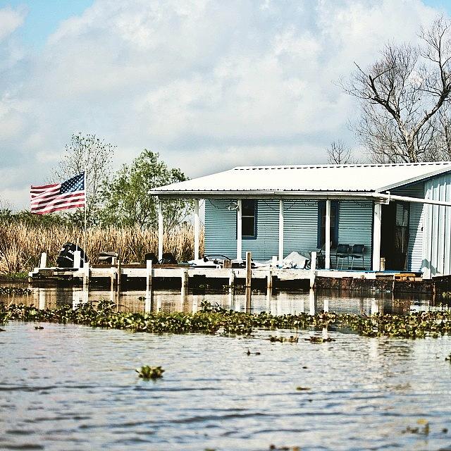 Bayou Photograph - Bayou Living #camp #bayou #louisiana by Scott Pellegrin