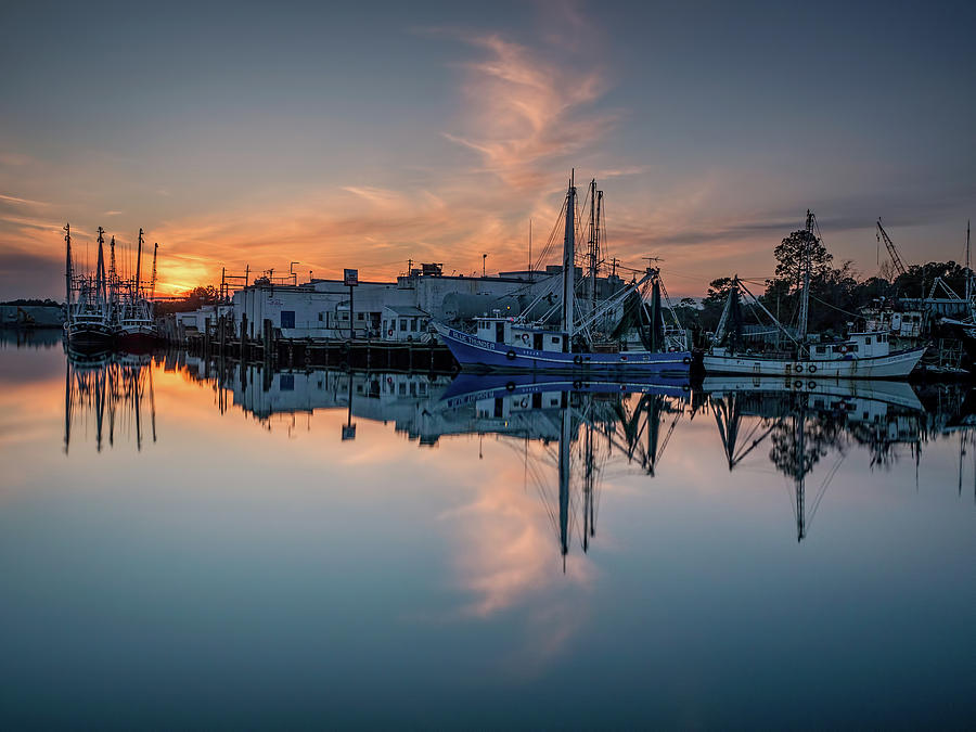 Bayou Sunset and Reflection by Brad Boland Bayou Sunset and Reflection by Brad Boland