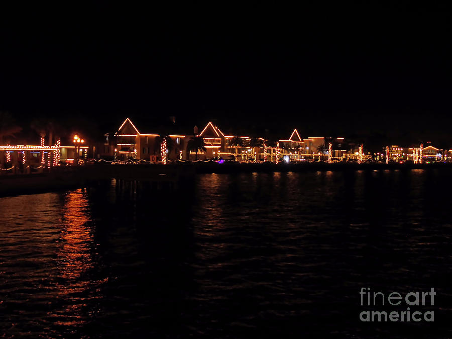 Bayside Night Of Lights Photograph by D Hackett