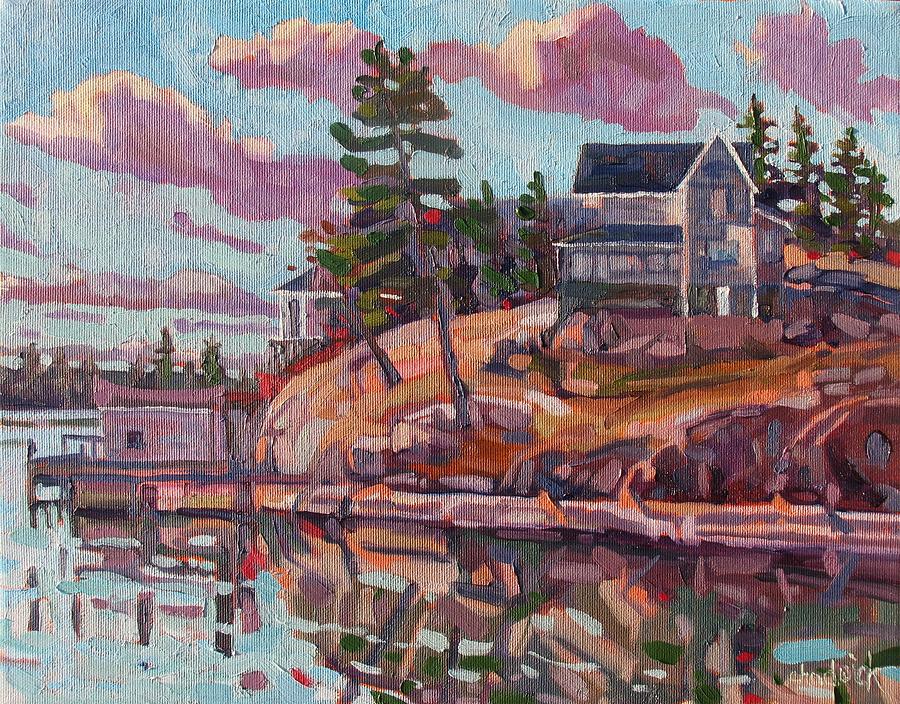 Impressionism Painting - Bayview by Phil Chadwick