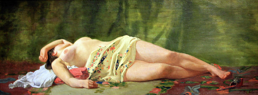 Bazilles Reclining Nude Or Nude Study Photograph by Cora Wandel