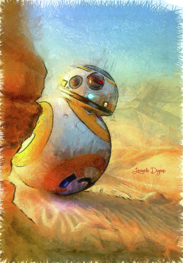 Bb-8 Spying Painting