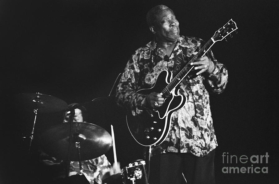 Music Photograph - BB King 96-2169 by Gary Gingrich Galleries
