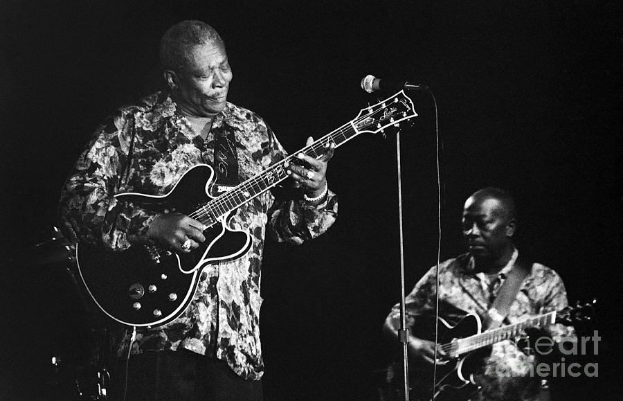 Music Photograph - BB King 96-2174 by Gary Gingrich Galleries