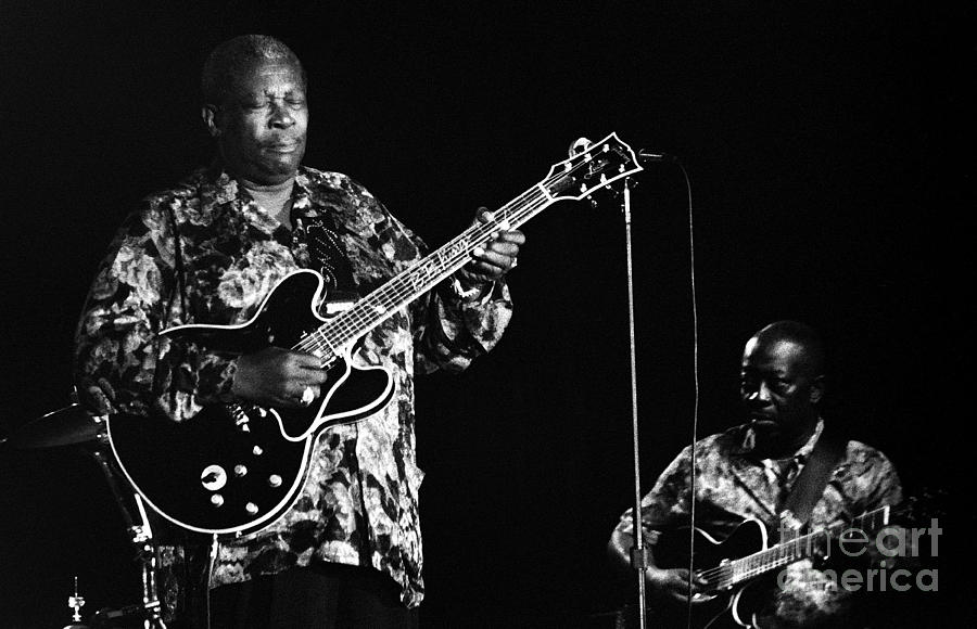 Music Photograph - BB King 96-2180 by Gary Gingrich Galleries