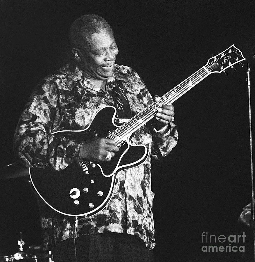 Music Photograph - BB King 96-2182 by Gary Gingrich Galleries