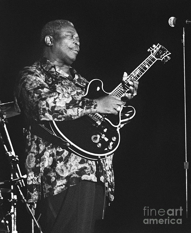 Music Photograph - BB King 96-2188 by Gary Gingrich Galleries