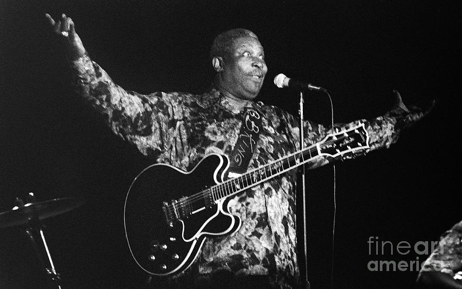 Music Photograph - BB King 96-2193 by Gary Gingrich Galleries
