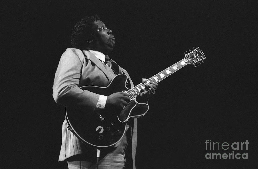 BB King and the blue note Photograph by Philippe Taka