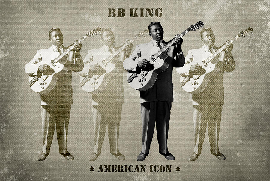 B.b. King Digital Art By David Richardson | Fine Art America