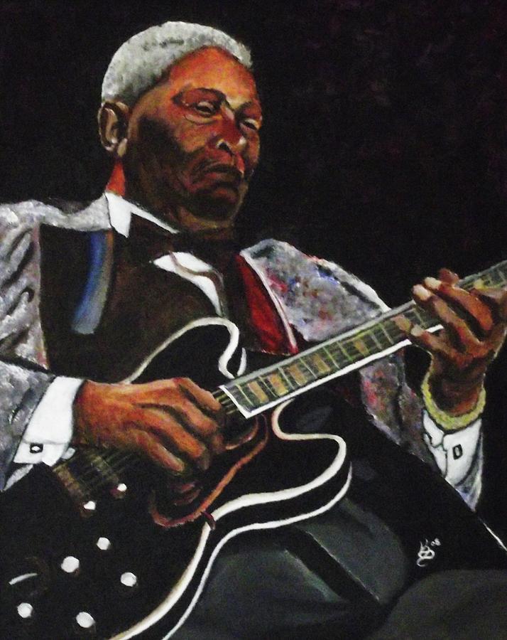 Bb King Painting By Kim Selig 