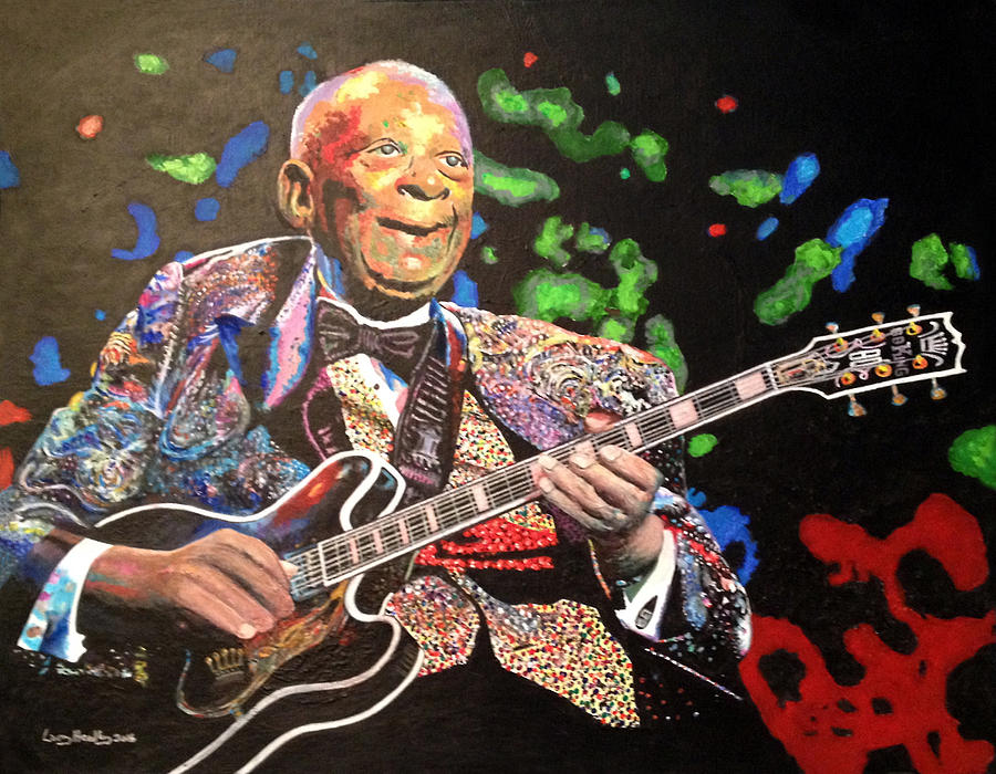 B.B. King - King Of The Blues Painting By Larry L Headley - Fine Art ...