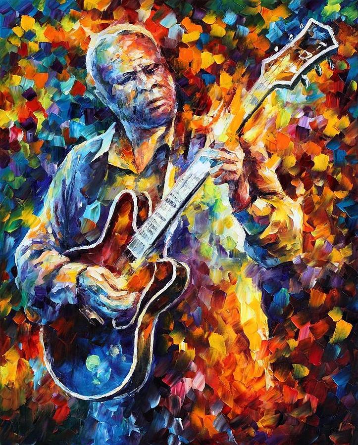 Bb King - Long Nights Painting By Leonid Afremov | Fine Art America