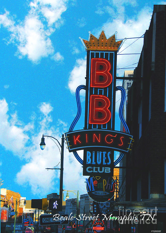 BB KIngs On Beale St Memphis TN Photograph by Lizi Beard-Ward