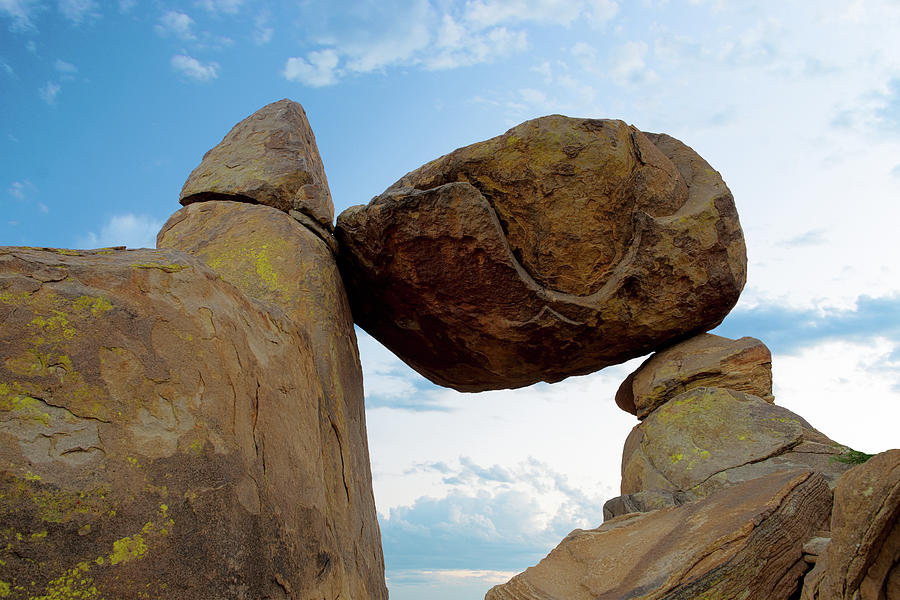 BBNP Balanced Rock Blue Sky 6416 Photograph by Rospotte Photography ...