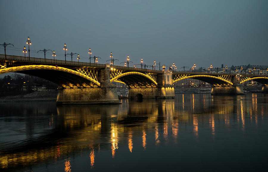 Bridge on the River Danube. Photograph by Usha Peddamatham