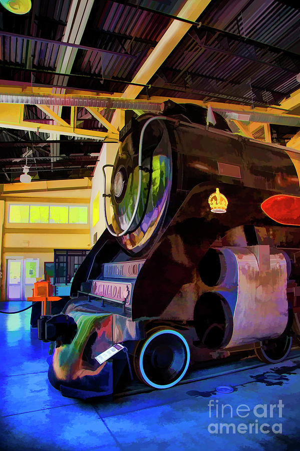 B.C. locomotive Photograph by Rick Bragan