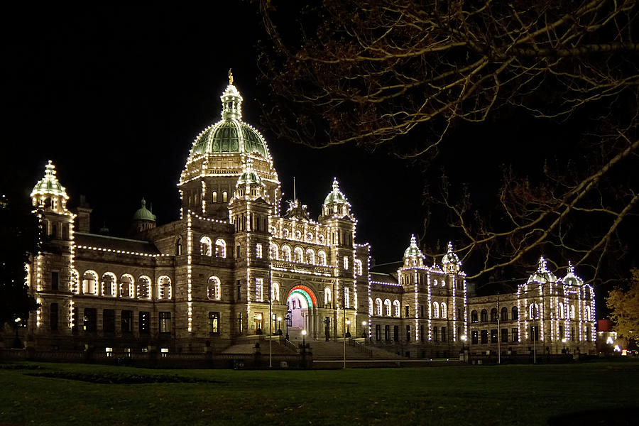 BC Parliament - 365-249 Photograph by Inge Riis McDonald