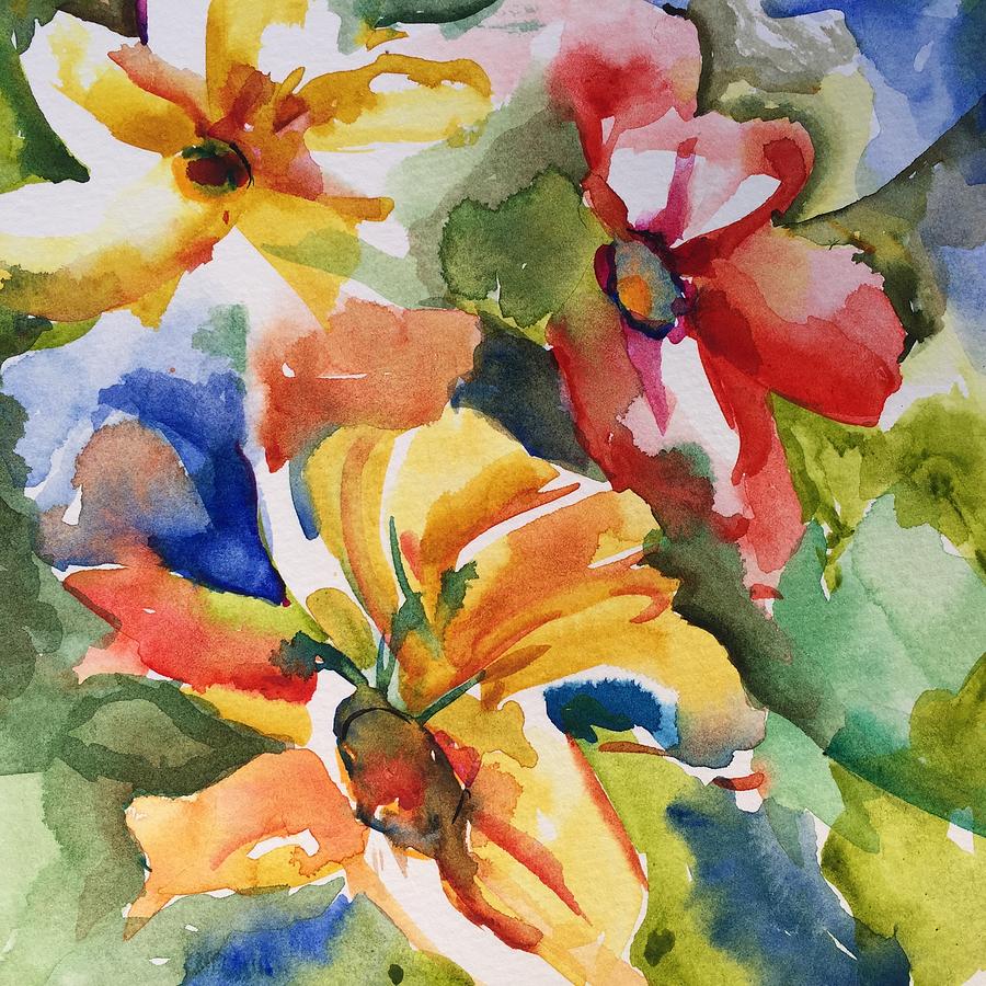 Be a Wildflower Painting by Bonny Butler