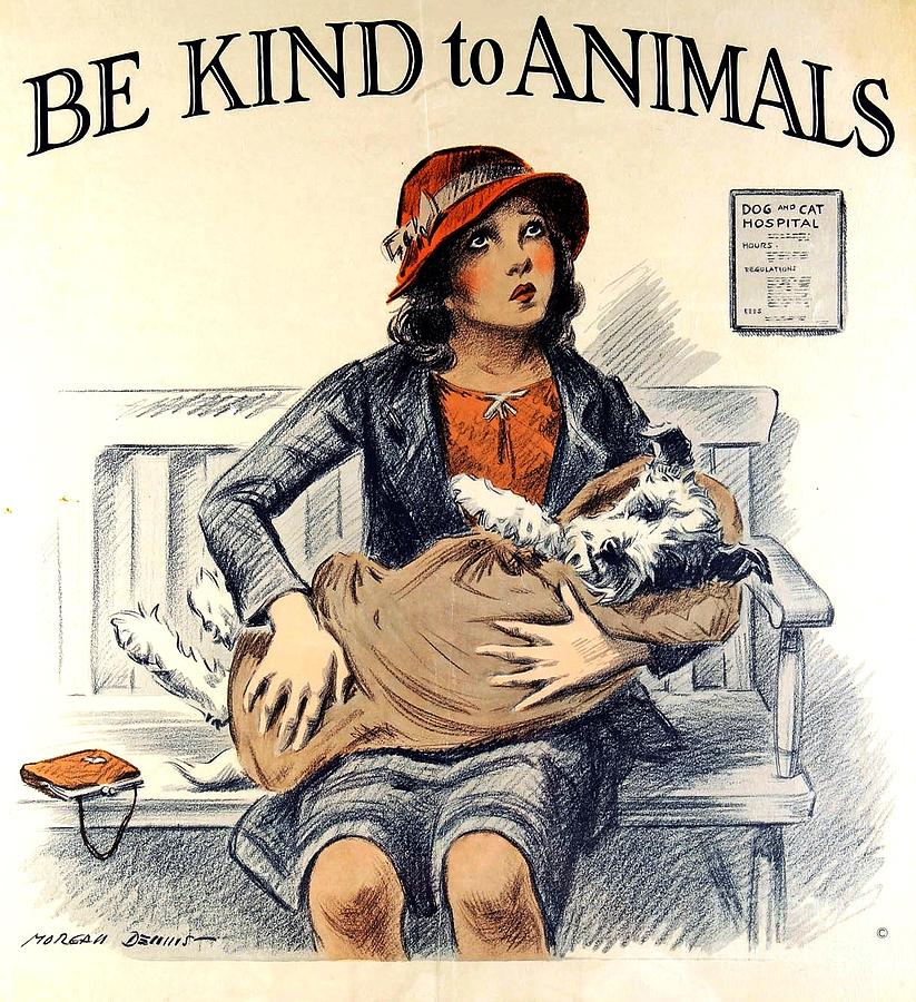 Be Kind To Animals Painting by Roberto Prusso - Fine Art America