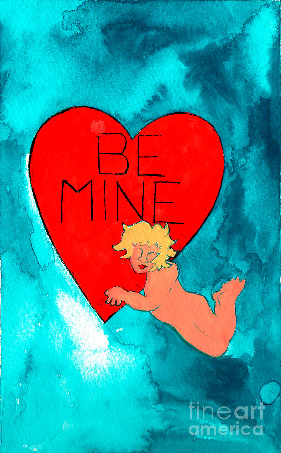 Be Mine Genuine Painting by Genevieve Esson