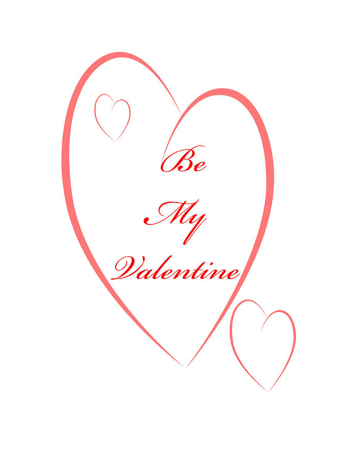 Be My Valentine Digital Art by Judy Hall-Folde