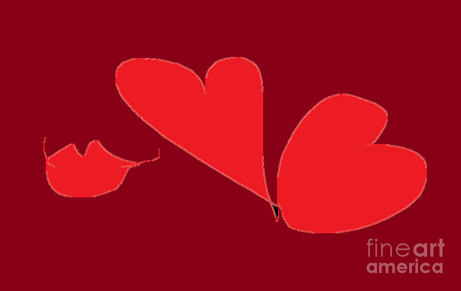 Be My Valentine Digital Art by Nancy Kane Chapman