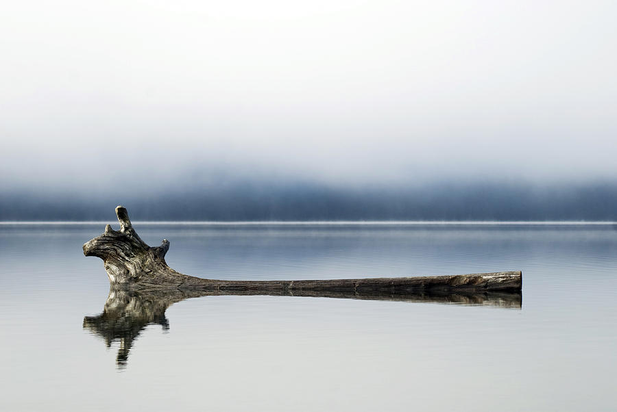 Lake Photograph - Be Still 2 by Wayne Stadler