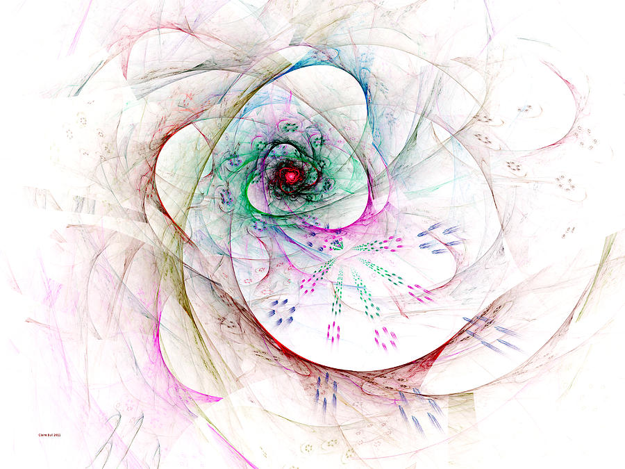 Be Strong Little Flower Digital Art by Claire Bull