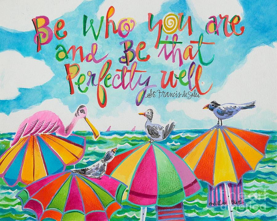 Be Who You Are - MMBWU Painting by Br Mickey McGrath OSFS