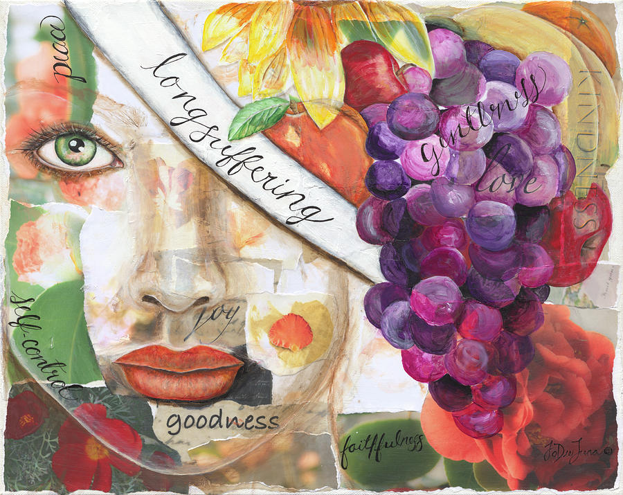 Inspirational Painting - Be Ye Fruitful by JoDee Luna