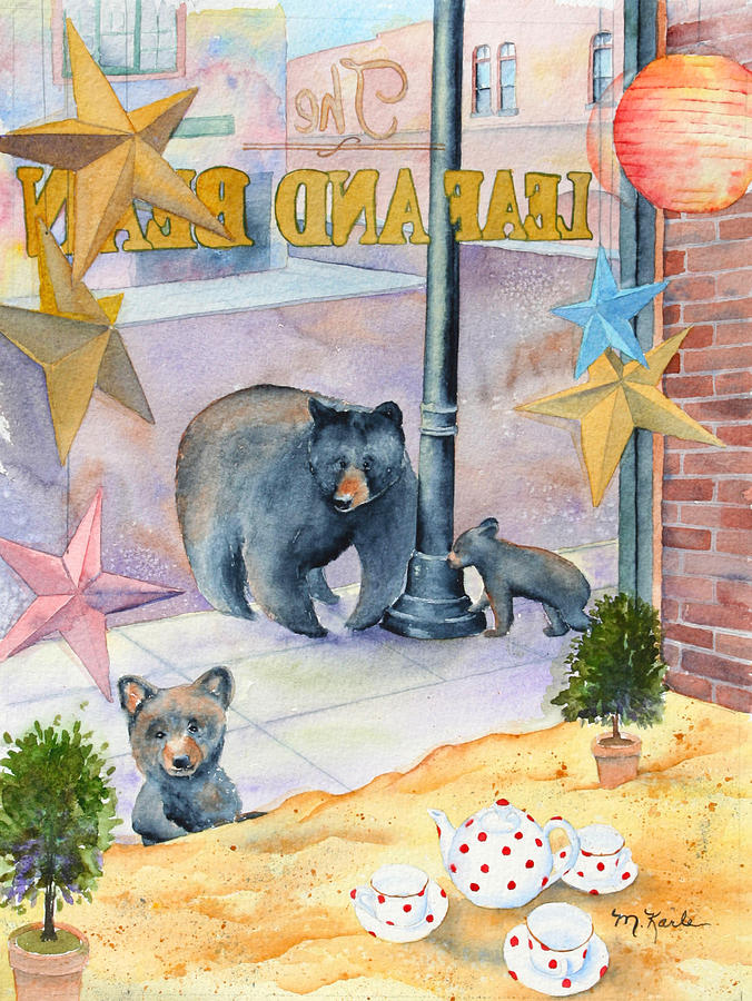 Bean Bears Painting by Marsha Karle