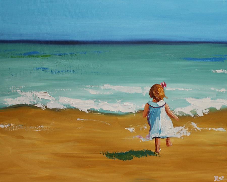 Beach Painting - Beach 39 by Rosilyn Young