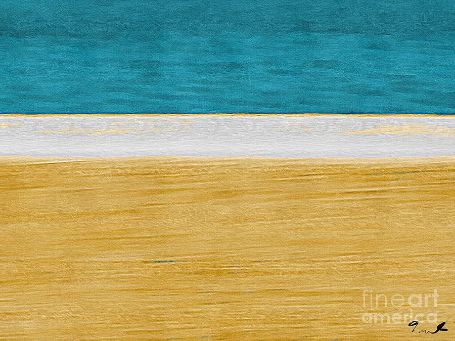 Beach abstract  Photograph by Paul Wilford