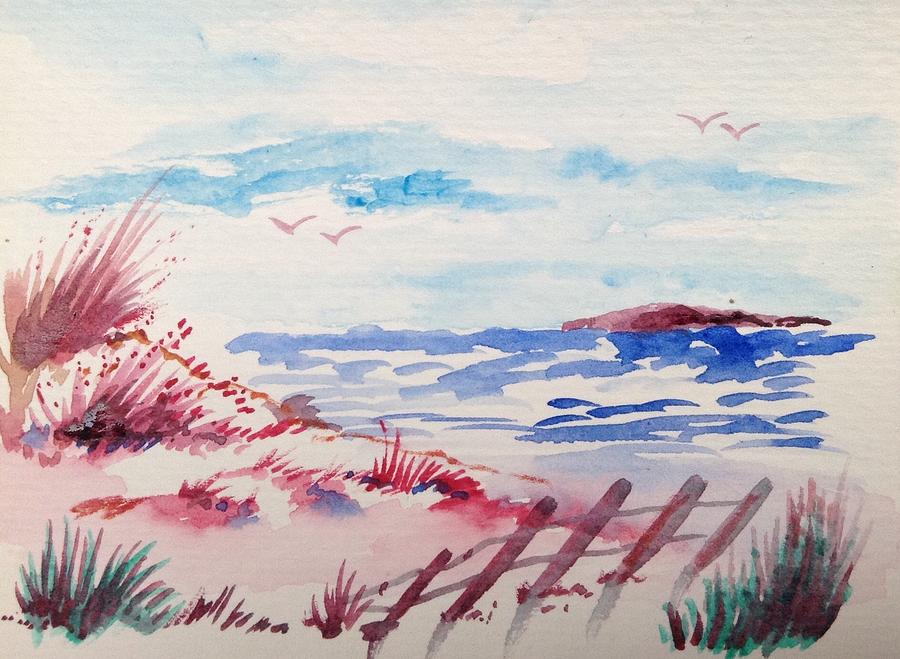 Beach Afternoon Painting