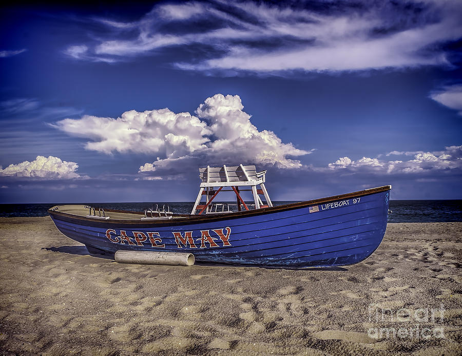 Beach and Lifeboat Photograph by Nick Zelinsky Jr