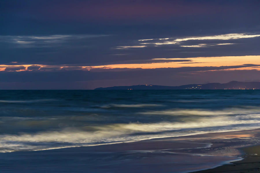 Beach At Night - Spiaggia Di Notte Photograph by Enrico Pelos