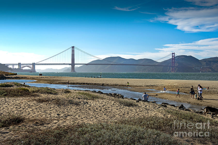 Beach at Presidio Golden Gate Photograph by David Zanzinger