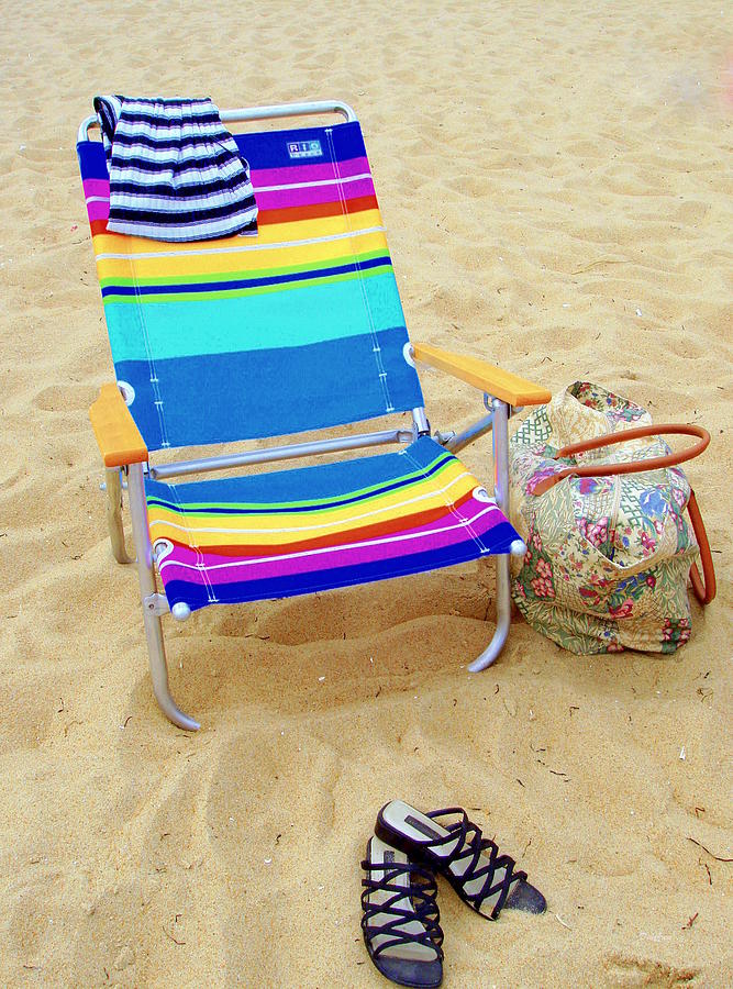 Summer Photograph - Beach Attire by Deborah  Crew-Johnson