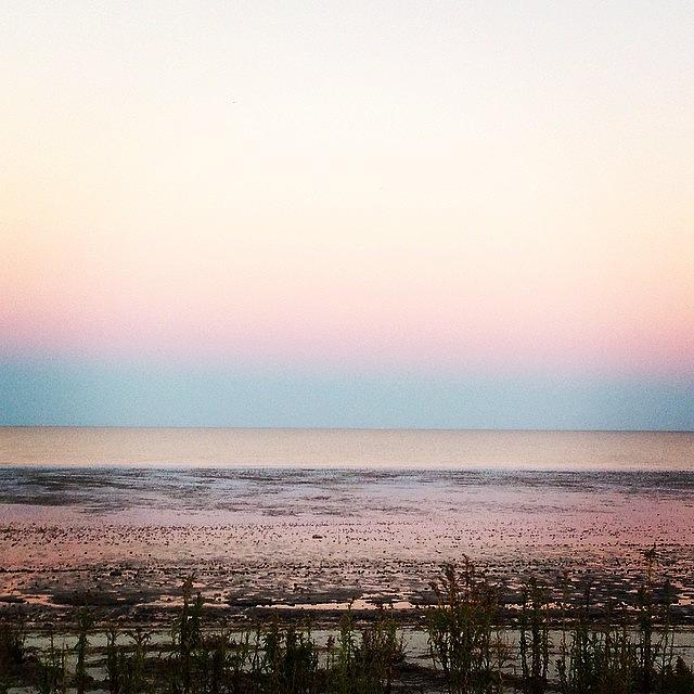 Sunset Photograph - #beach #beachlife #october #sunset by Crystal Hammond