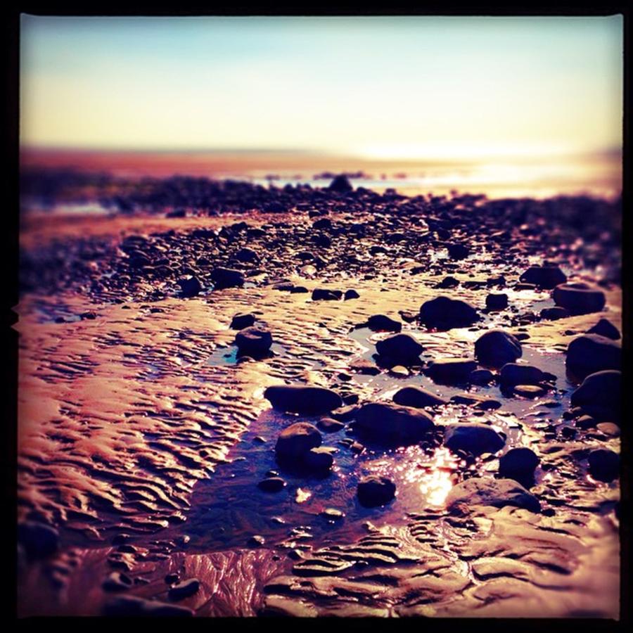 Mountain Photograph - #beach #beauty #sand #pebbles#stones by Sam Stratton