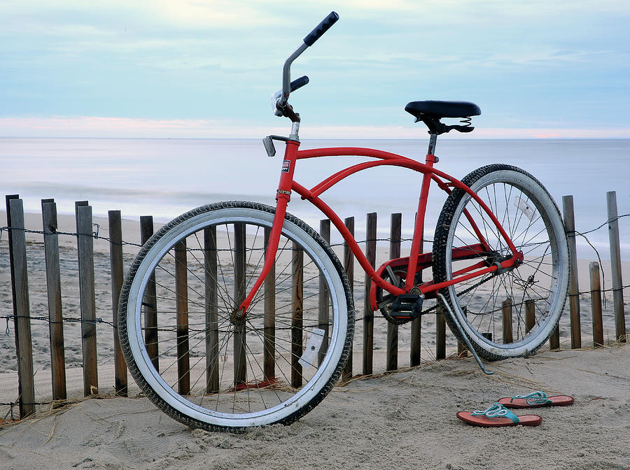 Beach Bike Photograph by Art Cole