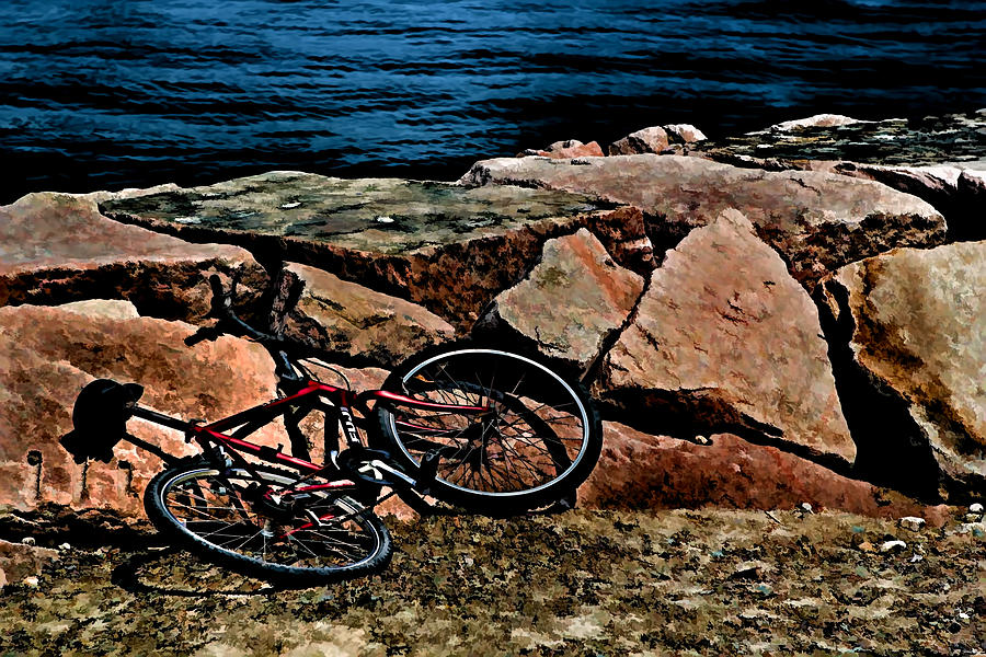 Beach Bike Photograph by Tom Prendergast