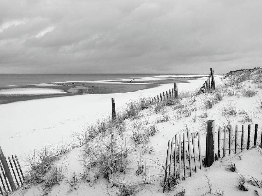Winter Photograph - Beach Blanket by Dianne Cowen Cape Cod Photography