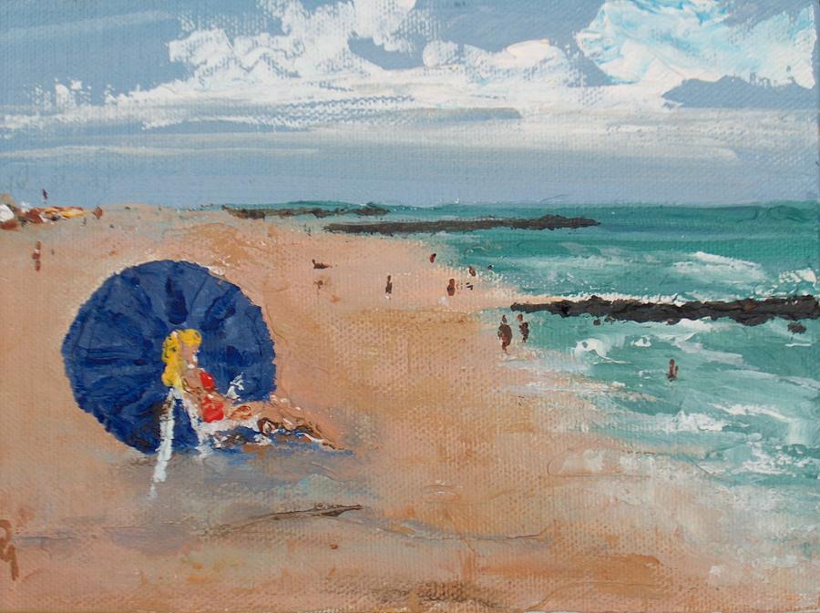 Ocean Painting - Beach Blond by Pete Maier Ocean Painting - Beach Blond by Pete Maier