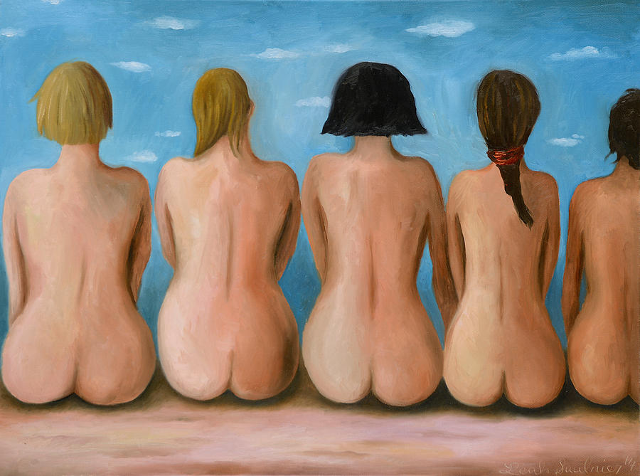 Beach Bums pro photo Painting by Leah Saulnier The Painting Maniac